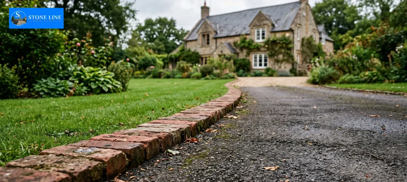 Brick Driveway Edging