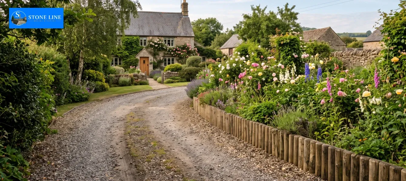 Timber Driveway Edging